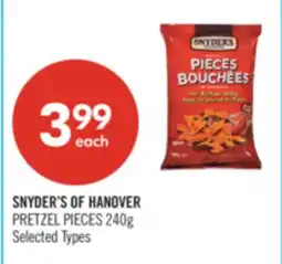 Shoppers Drug Mart SNYDER'S OF HANOVER PRETZEL PIECES offer