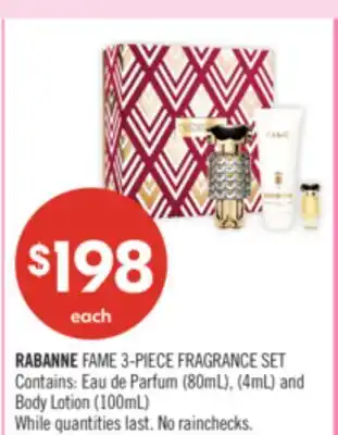 Shoppers Drug Mart RABANNE offer