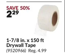 Princess Auto 1-7/8 in. x 150 ft Drywall Tape offer