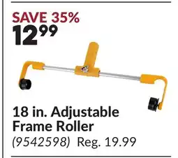 Princess Auto 18 in. Adjustable Frame Roller offer