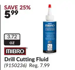 Princess Auto Drill Cutting Fluid offer