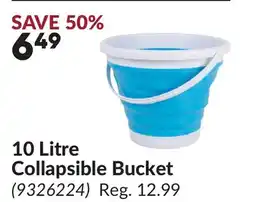Princess Auto 10 Litre Collapsible Bucket offer