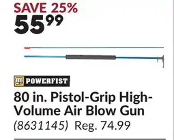 Princess Auto 80 in. Pistol-Grip High-Volume Air Blow Gun offer