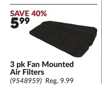 Princess Auto 3 pk Fan Mounted Air Filters offer