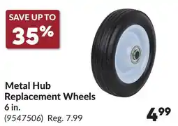 Princess Auto Metal Hub Replacement Wheels 6 in offer