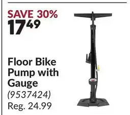 Princess Auto Floor Bike Pump with Gauge offer