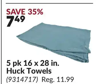 Princess Auto 5 pk 16 x 28 in. Huck Towels offer