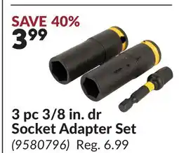 Princess Auto 3 pc 3/8 in. dr Socket Adapter Set offer