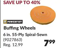 Princess Auto Buffing Wheels 6 in. 55-Ply Spiral-Sewn offer