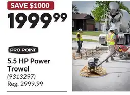 Princess Auto 5.5 HP Power Trowel offer