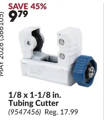 Princess Auto 1/8 x 1-1/8 in. Tubing Cutter offer