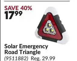Princess Auto Solar Emergency Road Triangle offer