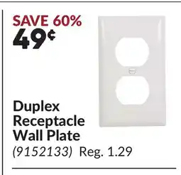 Princess Auto Duplex Receptacle Wall Plate offer