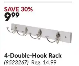 Princess Auto 4-Double-Hook Rack offer