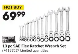 Princess Auto 13 pc SAE Flex Ratchet Wrench Set offer