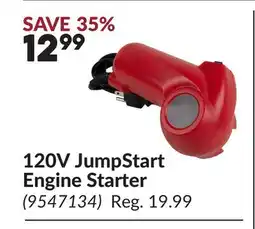 Princess Auto 120V JumpStart Engine Starter offer