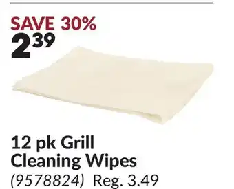 Princess Auto 12 pk Grill Cleaning Wipes offer