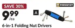 Princess Auto Metric: 5 to 12 mm 6-in-1 Folding Nut Drivers offer