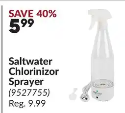 Princess Auto Saltwater Chlorinizor Sprayer offer