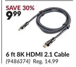 Princess Auto 6 ft 8K HDMI 2.1 Cable offer