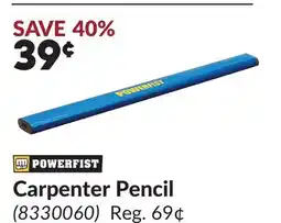 Princess Auto Carpenter Pencil offer