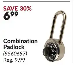 Princess Auto Combination Padlock offer