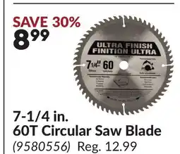 Princess Auto 7-1/4 in. 60T Circular Saw Blade offer