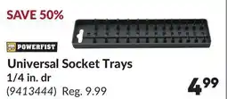 Princess Auto Universal Socket Trays 1/4 in. dr offer