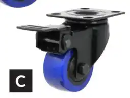 Princess Auto Swivel with Brake 2 in. Blue Diamond TPU Casters offer