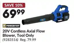 Princess Auto 20V Cordless Axial Flow Blower, Tool Only offer