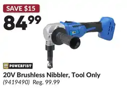 Princess Auto 20V Brushless Nibbler, Tool Only offer