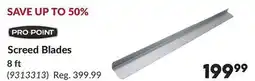 Princess Auto Screed Blades offer