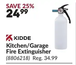 Princess Auto Kitchen/Garage Fire Extinguisher offer