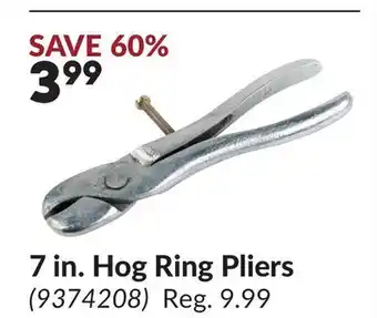 Princess Auto 7 in. Hog Ring Pliers offer
