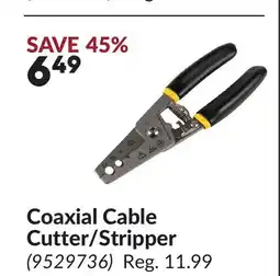 Princess Auto Coaxial Cable Cutter/Stripper offer