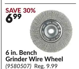 Princess Auto 6 in. Bench Grinder Wire Wheel offer