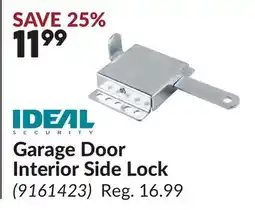 Princess Auto Garage Door Interior Side Lock offer