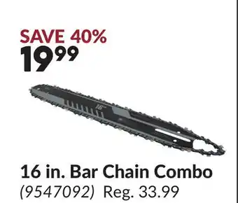 Princess Auto 16 in. Bar Chain Combo offer