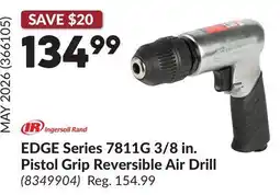 Princess Auto EDGE Series 7811G 3/8 in. Pistol Grip Reversible Air Drill offer