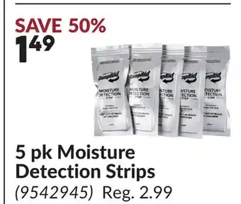 Princess Auto 5 pk Moisture Detection Strips offer