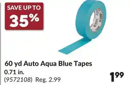 Princess Auto 60 yd Auto Aqua Blue Tapes 0.71 in offer