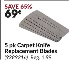 Princess Auto 5 pk Carpet Knife Replacement Blades offer