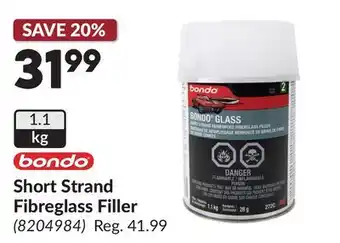 Princess Auto Short Strand Fibreglass Filler offer
