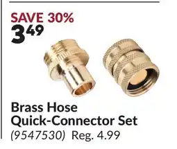 Princess Auto Brass Hose Quick-Connector Set offer