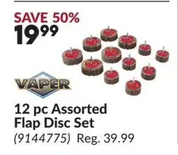 Princess Auto 12 pc Assorted Flap Disc Set offer