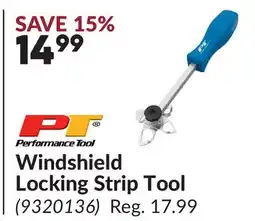 Princess Auto Windshield Locking Strip Tool offer