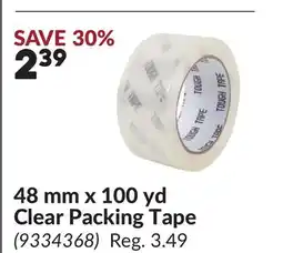 Princess Auto 48 mm x 100 yd Clear Packing Tape offer