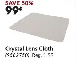 Princess Auto Crystal Lens Cloth offer