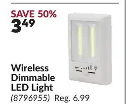 Princess Auto Wireless Dimmable LED Light offer