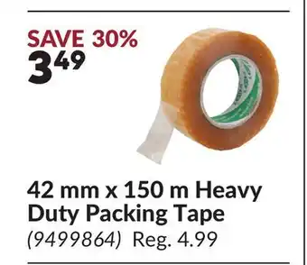 Princess Auto 42 mm x 150 m Heavy Duty Packing Tape offer